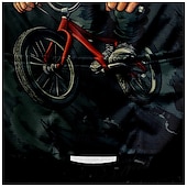 abordables Herretrøyer-Men's Cycling Jersey Graphic Short Sleeve Bike Tee Tshirt Jersey with 3 Rear Pockets Mountain Bike MTB Quick Dry Anatomic Design Wicking Breathable Sports Dark Grey Black Dark Navy Clothing Apparel