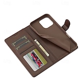 economico Cover per iPhone-telefono Custodia Per iPhone 16 Pro Max Plus iPhone 15 Pro Max Plus iPhone 14 13 12 11 Pro Max Plus Mini Copertina ribaltabile Con supporto A calamita Slot per schede Retrò TPU pelle sintetica