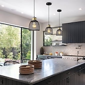 economico Luci Isola cucina-lampada a sospensione in cemento paralume in rete metallica lampada a sospensione industriale moderna in cemento 110-240v