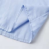 preiswerte Button-Down-Hemden für Herren-Herren Hemd Oberhemd Knopfhemd Glatt Hochzeit Party Schwarz Weiß Rosa Marineblau Langarm Kargen Frühling &amp; Herbst Bekleidung Tasche