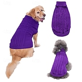 economico Maglioni-Cane Maglione Classico Inverno Caldo Di tendenza Confortevole All&#039;aperto Abbigliamento Quotidiano Interno Abbigliamento per Cani for Piccolo Medio Grande