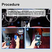 お買い得  自動車用品＆ツール-obd2 スキャナー 診断ツール バッテリー テスター 車両 チェック エンジン 故障 コード リーダー リセット付き obd ii カー スキャナー &amp;テスター診断ツール