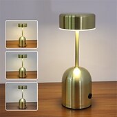 economico Lampade da tavolo-lampada da scrivania a led in ferro ricaricabile con usb &amp;regolazione tricolore per impieghi gravosi per bar ristorante