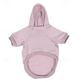 billiga Hoodies-Hund Huvtröjor Mode Vinter Varm Mode Bekväm Utomhus Vardag Inomhus Hundkläder for Small Medium