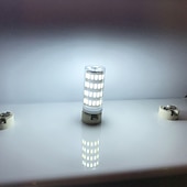 tanie Żarówki LED 2-pinowe-żarówki kukurydziane led g4 12v/24v ac/dc, 5w 63led ściemnialne do żyrandoli kryształowych, ciepła biel &amp;biały, 4szt