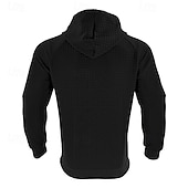 cheap Basic Hoodies-Men&#039;s Hoodie Black White Khaki Light Grey Dark Gray Hooded Plain Front Pocket Sports &amp; Outdoor Daily Holiday Polyester Streetwear Basic Casual Spring &amp;  Fall Clothing Apparel Hoodies Sweatshirts