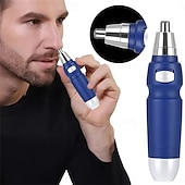 お買い得  脱毛器・シェーバー-ポータブル電動耳鼻トリマー鼻毛トリマー男性女性脱毛シェービングカミソリ眉毛トリマーひげシェーバー