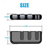 levne Nabíječky do auta-3cestná zásuvka do autozapalovače rozdělovač dual usb nabíječka do auta rozdělovač adaptér 5v 3.5a 120w univerzální zásuvka do zapalovače s LED světly vhodná pro telefony gps dvr nabíjení