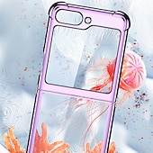 お買い得  サムスン用ケース-サムスン ギャラクシー Z フリップ 6 Z フリップ 5 Z フリップ 4 Z フリップ 3 用フォンケース ショックプルーフ プレーティング