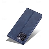 levne Pouzdra pro iPhone-telefon Carcasă Pro iPhone 16 15 14 Pro Max Plus iPhone 13 12 11 Pro Max Mini Flip Cover se stojánkem Magnetické Slot pro kartu Retro TPU PU kůže