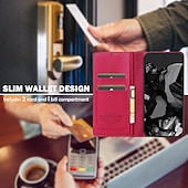 abordables Otras carcasas-teléfono Funda Para Google Píxel 9 Pro Pixel 9 Pro XL Pixel 8 Pro Pixel 8 Píxel 9 Pixel 7 Pixel 7 Pro Gire la tapa con Soporte Ranura para tarjetas Antigolpes Retro TPU Cuero de PU