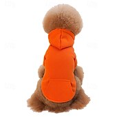 billiga Hoodies-Hund Huvtröjor Mode Vinter Varm Mode Bekväm Utomhus Vardag Inomhus Hundkläder for Small Medium