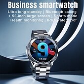 Χαμηλού Κόστους Smartwatch-iMosi i129 Εξυπνο ρολόι 1.52 inch Έξυπνο ρολόι Bluetooth Βηματόμετρο Υπενθύμιση Κλήσης Παρακολούθηση Δραστηριότητας Συμβατό με Android iOS Γυναικεία Άντρες Κλήσεις Hands-Free Αδιάβροχη Έλεγχος Μέσων