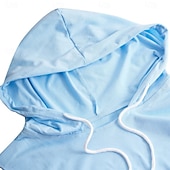 cheap Tank Tops-Men's Tank Top Vest Top Sleeveless Hoodie Sleeveless Shirt Sleeveless Hooded Summer Plain Vacation Designer Muscle Outdoor Going out Beaches White Light Blue Gray Top Tee for Men