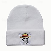 levne Boty a doplňky-Čepice / klobouk Inspirovaný One Piece Opice D. Luffy Anime Cosplay příslušenství Klobouk Polyester Pánské Dámské Klobouk Halloweenské kostýmy