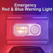 cheap Head Lights-Rechargeable LED Safety Light - High Visibility Magnetic Clip-On Hat Flashlight for Night Running Walking &amp; Hiking