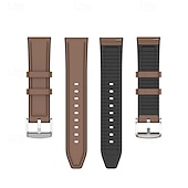 お買い得  サムスンの時計バンド-時計バンド のために Samsung Galaxy Watch 7/6/5/4 40/44mm, Galaxy Watch 5 Pro 45mm, Galaxy Watch 6/4 Classic 42/46/43/47mm, Watch 3, Active 2, Gear S3 S2 シリコーン PUレザー 置換 ストラップ 調整可 Solo Loop リストバンド