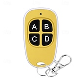 abordables Appareils électroménagers-Télécommande de porte sans fil RF 433 MHz universelle 4 clés copie télécommande de garage clonage télécommande de portail électrique duplicateur de clé