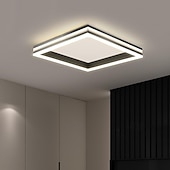 baratos Luzes de teto reguláveis-Lâmpada de teto quadrada led com escurecimento contínuo cor da luz luz de teto comutável 50cm 110-240v