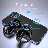halpa TWS Todelliset langattomat kuulokkeet-XG33 Langattomat kuulokkeet TWS Korvakoukku Bluetooth 5.3 Melunvaimennus Urheilu HIFI varten Apple Samsung Huawei Xiaomi MI Kunto Retkeily ja vaellus Juoksu Matkapuhelin Matkailu ja viihde