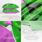 abordables 100% algodón-Juego de funda nórdica con diseño de patrón 3D, 100% algodón, ultra suave y transpirable, diseño de patrón 3D de alta definición, incluye funda nórdica y fundas de almohada a juego, duradero e hipoalergénico.