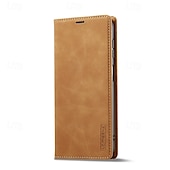 cheap Samsung Cases-Phone Case For Samsung Galaxy A21s S25 Ultra Flip Cover with Stand Holder Magnetic Card Slot Retro TPU PU Leather