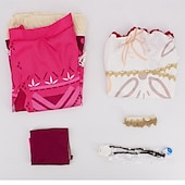 economico Costumi da donna-Moana Principessa Moana Vestito Collana Costume Costume di Carnevale Costumi a Tema Film e TV Cosplay di film for Per donna Adulti Halloween Carnevale Performance Feste Spiaggia