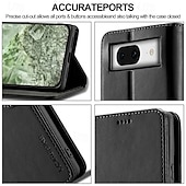 levne Ostatní pouzdra-telefon Carcasă Pro Google Pixel 9 Pro Pixel 9 Pro XL Pixel 8 Pro Pixel 8 Pixel 9 Pixel 7 Pixel 7 Pro Pixel 6 Pixel 6 Pro Flip Cover se stojánkem Magnetické Slot pro kartu Retro TPU PU kůže