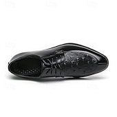 economico Formale-eleganti scarpe oxford in similpelle marrone con punta traforata per uomo | perfette per matrimoni, affari e occasioni formali