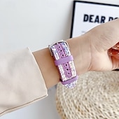 זול להקות Apple Watch-סולו לופ מותאם ל רצועת השעון של Apple Watch 38 מ&quot;מ 40 מ&quot;מ 41 מ&quot;מ 42 מ&quot;מ 44 מ&quot;מ 45 מ&quot;מ 49 מ&quot;מ מתכוונן בד רצועת שעון חלופית ל iwatch Ultra 2 Series 9 8 7 SE 6 5 4 3 2 1