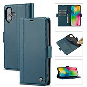 abordables Coques iPhone-téléphone Coque Pour iPhone 16 Pro Max Plus iPhone 15 Pro Max Plus iPhone 14 13 12 11 Pro Max Plus Mini Couvercle rabattable Avec Support Fente pour carte Antichoc Rétro TPU faux cuir