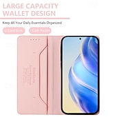 お買い得  iPhone用ケース-iPhone 16e用の電話ケース iPhone 16 Pro Max Plus iPhone 15 Pro Max Plus iPhone 14 13 12 11 Pro Max Plus Mini フリップカバー スタンドホルダー 磁石サポート ワイヤレス充電 レトロ TPU PUレザー