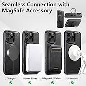 お買い得  iPhone用ケース-電話 ケース 用途 iPhone 16 Pro Max プラス iPhone 15 プロマックスプラス iPhone 14 13 12 Pro Max Plus バックカバー スタンド付き 磁石バックル ワイヤレス充電をサポート レトロ風 TPU PUレザー