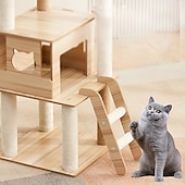cheap Cat Trees-47.24 Inches Cat Tree/Cat Tree House and Towers for Large Cat/Cat Climbing Tree with Cat Condo/Cat Tree Scratching Post/Perches/Hammock, Multi-Level Large Cat Tree
