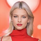 tanie Peruki celebrytów-peruki inspirowane kendall jenner peruka syntetyczna prosta peruka asymetryczna krótka platynowy blond syntetyczne włosy damskie modny design miękki naturalny blond
