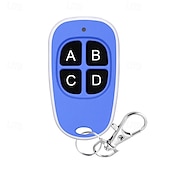 abordables Appareils électroménagers-Télécommande de porte sans fil RF 433 MHz universelle 4 clés copie télécommande de garage clonage télécommande de portail électrique duplicateur de clé