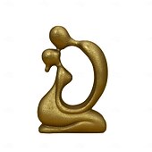 abordables Statues-Statue de couple en résine s&#039;embrassant, artisanat artistique pour la décoration de la maison, du salon, du bureau, du café, polyvalente pour l&#039;intérieur &amp;ornement d&#039;entrée de table d&#039;extérieur pour
