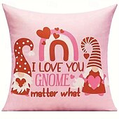 abordables Housse de coussin de vacances-Housse de coussin décoratif pour mariage en gnomes 1PC Housse de coussin carrée douce Housse de coussin pour chambre salon canapé fauteuil