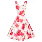 cheap Dresses-Elegant Classical 1950s Dress A-Line Women&#039;s Valentine&#039;s Day Event / Party Date Tea Party Adults&#039; Dress Spring &amp; Summer