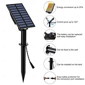 cheap Outdoor Spotlights-1pc 2-Head Outdoor Solar Waterproof Spotlight for Courtyard, Garden, Pond, Tree, Pathway and Lawn Lighting