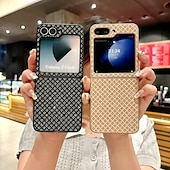 cheap Samsung Cases-Phone Case For Samsung Galaxy Z Flip 7 Z Flip 6 Z Flip 5 Z Flip 4 Back Cover Shockproof Retro PC
