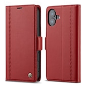abordables Coques iPhone-téléphone Coque Pour iPhone 16 Pro Max Plus iPhone 15 Pro Max Plus iPhone 14 13 12 11 Pro Max Plus Mini Couvercle rabattable Avec Support Fente pour carte Antichoc Rétro TPU faux cuir