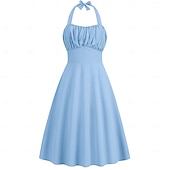 preiswerte Kleider-Elegant Klassisch 1950er Kleid A-Linie Damen Valentinstag Veranstaltung / Fest Date Teegesellschaft Erwachsene Kleid Frühling &amp; Sommer