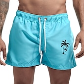 cheap Men&#039;s Boxer Swim Trunks-Men&#039;s Swim Trunks Swim Shorts Board Shorts Bathing Suit Drawstring Mesh Lining with Pockets Swimming Surfing Beach Water Sports Printed Summer Spring