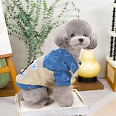 Недорогие Coats-Dog Cat Sweater Casual Daily Leisure Winter Warm Soft Comfortable Dailywear Casual Daily Cat Dog Husky Labrador Alaskan Malamute