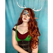abordables Perruques Synthétiques Sans Bonnet-perruques longues et ondulées pour femmes, perruques synthétiques avec raie au milieu pour femmes, perruques de cosplay à usage quotidien