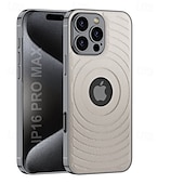 cheap iPhone Cases-Phone Case For iPhone 16 Pro Max Plus Back Cover Magnetic Support Wireless Charging Shockproof Retro TPU PU Leather