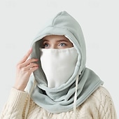 ieftine mâneci și mănuși de acasă-husă de iarnă fleece pentru față femei bărbați cagoule de schi rezistente la vânt Glugă caldă pentru zăpadă pentru motociclism schi pescuit pe gheață camping
