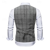 levne Blazery a vesta-Retro Řvoucí 20s 20. léta 20. století Kamizelka Vesta Velký Gatsby Gentleman Retro Pánské Vánoce předvečer Všech svatých Karneval Výkon loučení se svobodou nevěsty Festival Dospělé Vesta Celý rok