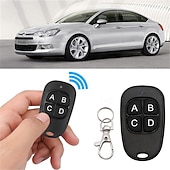 abordables Appareils électroménagers-Télécommande de porte sans fil RF 433 MHz universelle 4 clés copie télécommande de garage clonage télécommande de portail électrique duplicateur de clé